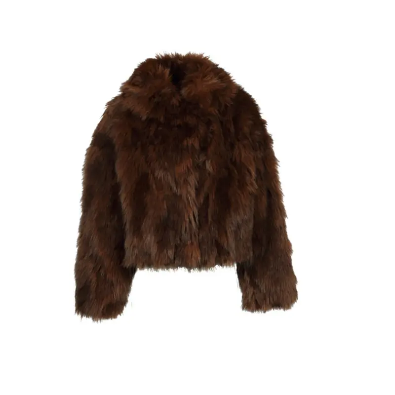STACY (REF. 65304) CUIVRE - VESTE EN FAUSSE FOURRURE