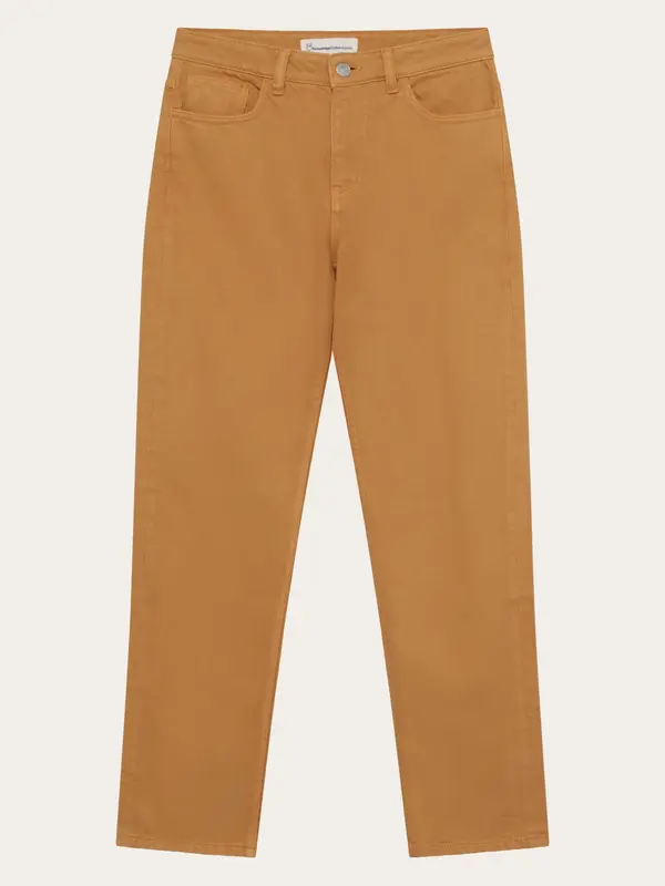 Stella slim twill pants - Apple Cinnamon