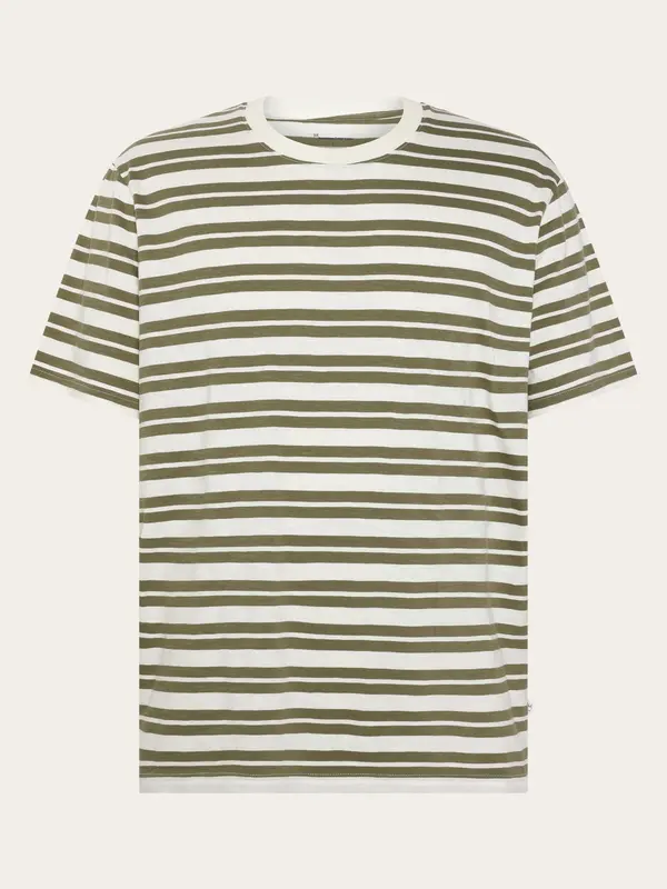 Striped t-shirt - Beige stripe