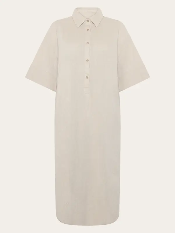 Structure shirt dress - Twill