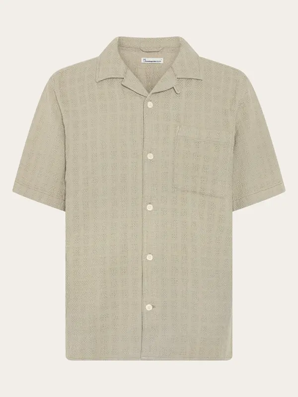 Structure short sleeve shirt - Twill