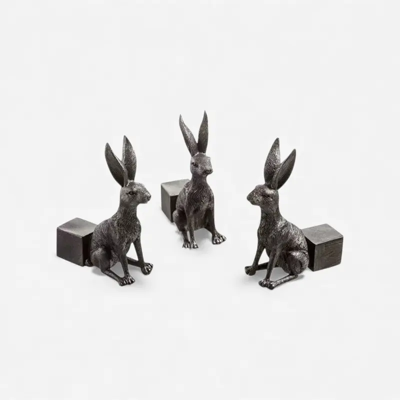 Support décoratif pour pots de jardin pieds d’animaux