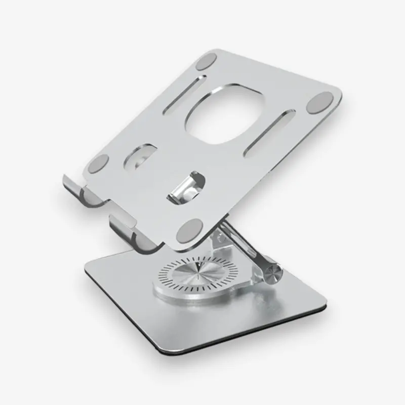 Support pliable en aluminium pour téléphone et tablette