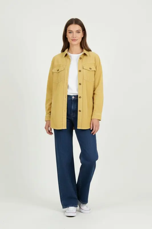 Surchemise Jaune - Taille S/36