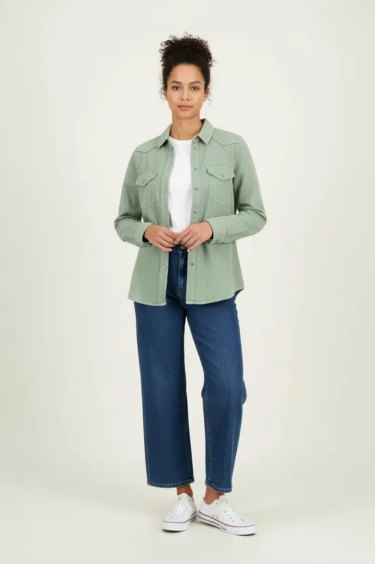 Surchemise Verte - Taille XS/34