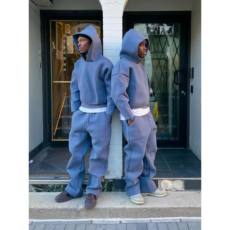 Survêtement oversize homme, hoodie et pantalon assortis