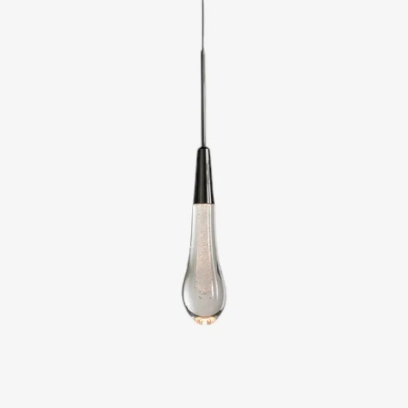Suspension LED dimmable abat-jour en verre