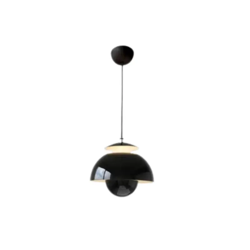 Suspension LED en forme de bouton de fleur