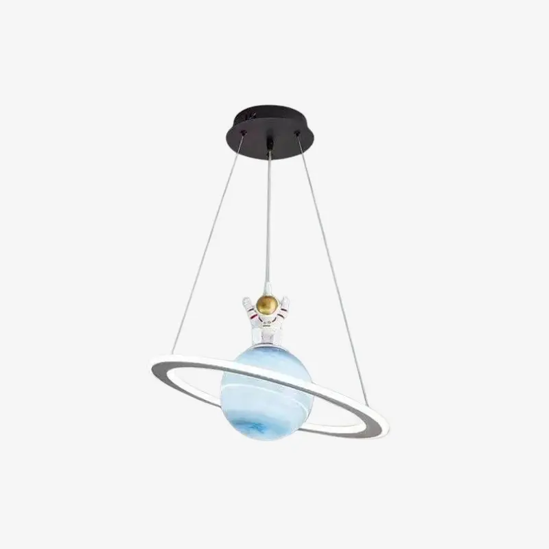 Suspension LED thème planète avec pendentif décoratif