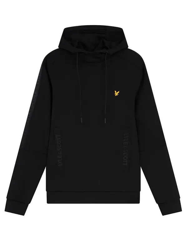 Sweat à capuche avec poche et logo LYLE & SCOTT