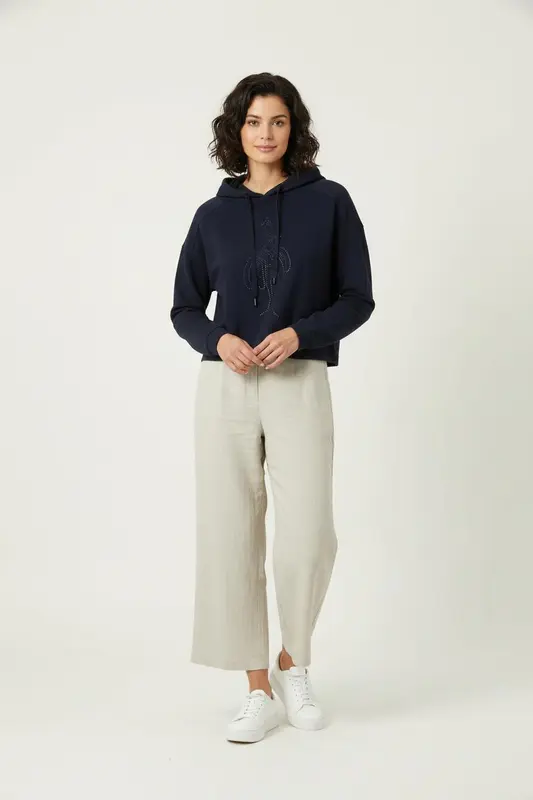Sweat à Capuche Bleu - Taille XS/34