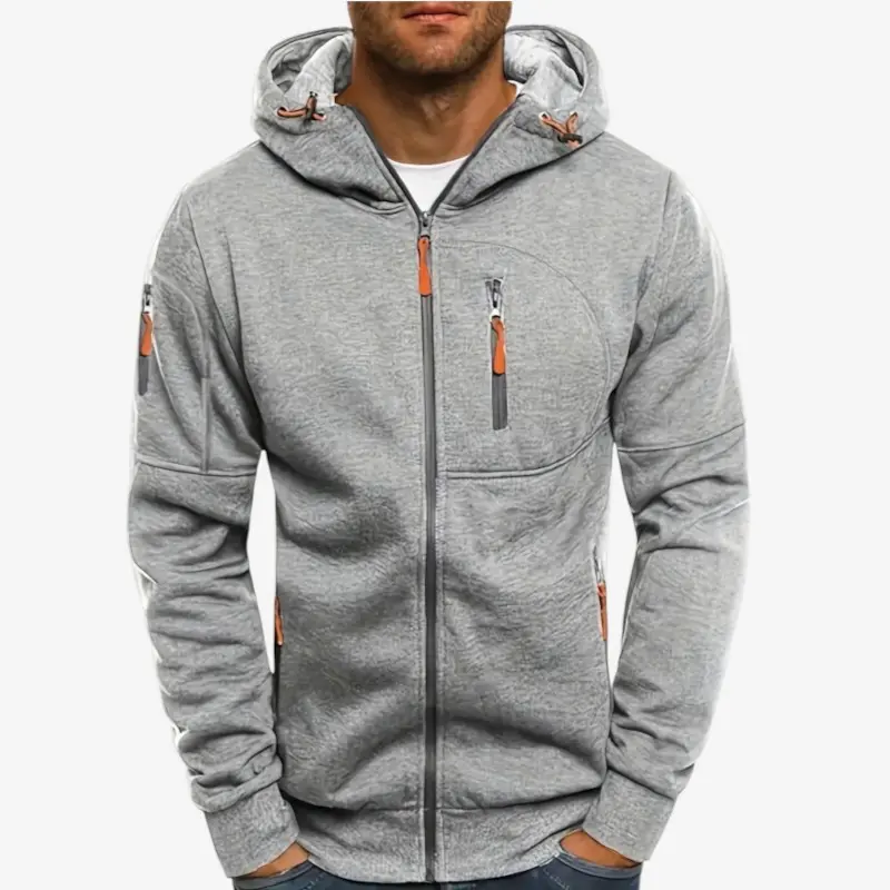 Sweat à capuche homme à manches longues