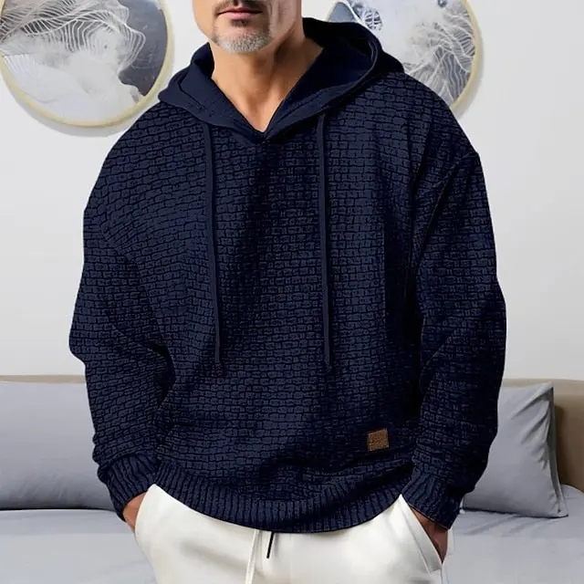 Sweat à capuche homme coupe décontractée