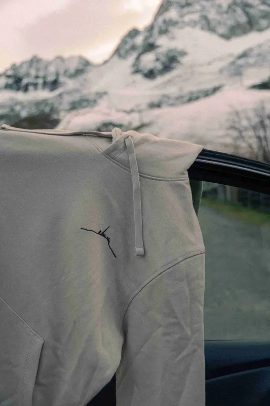 Sweat Pic du Midi de Bigorre beige