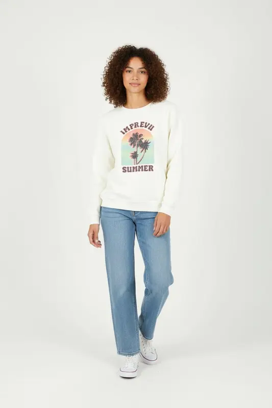 Sweat-shirt Beige - Taille XS/34