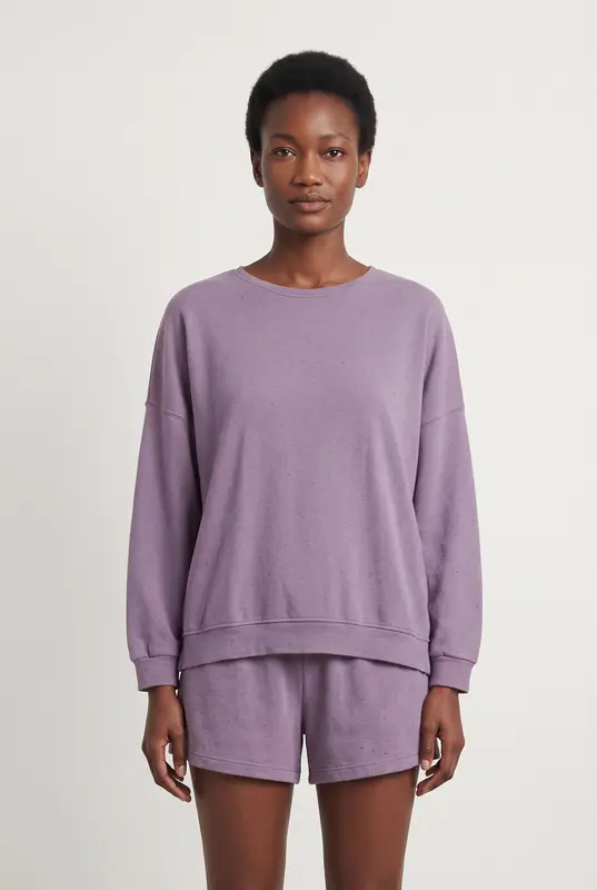 Sweat-shirt Violet - Taille M/38