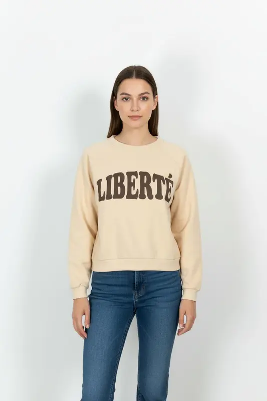 Sweatshirt Beige - Taille L/40