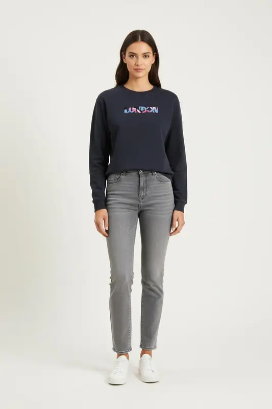 Sweatshirt Bleu - Taille M/38