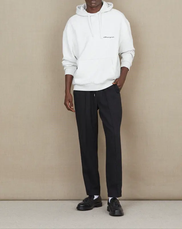 SWEATSHIRT CITY HOOD OVERSIZE GRIS