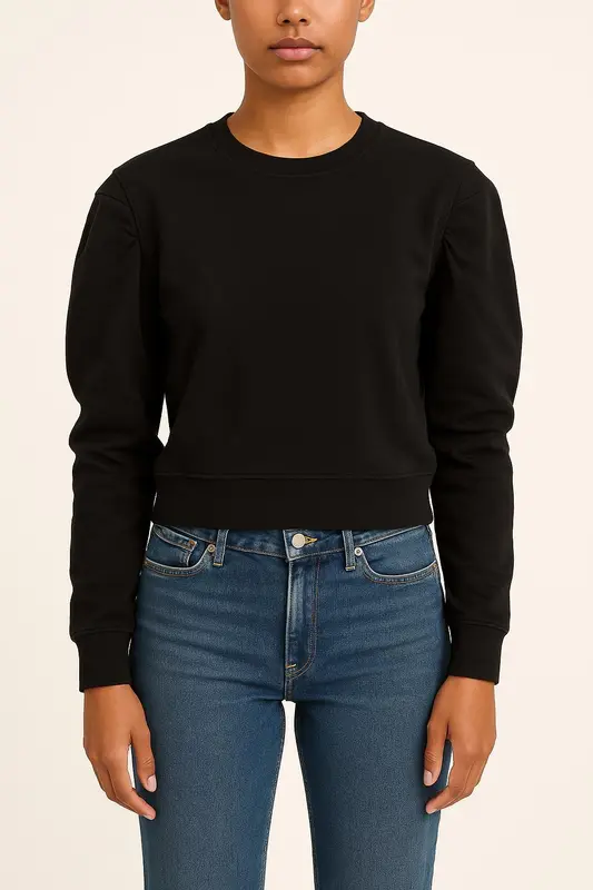 Sweatshirt Noir - Taille S/36