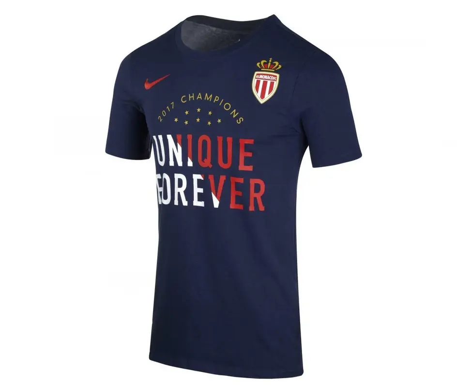 T-shirt AS Monaco Nike Champions Bleu Homme