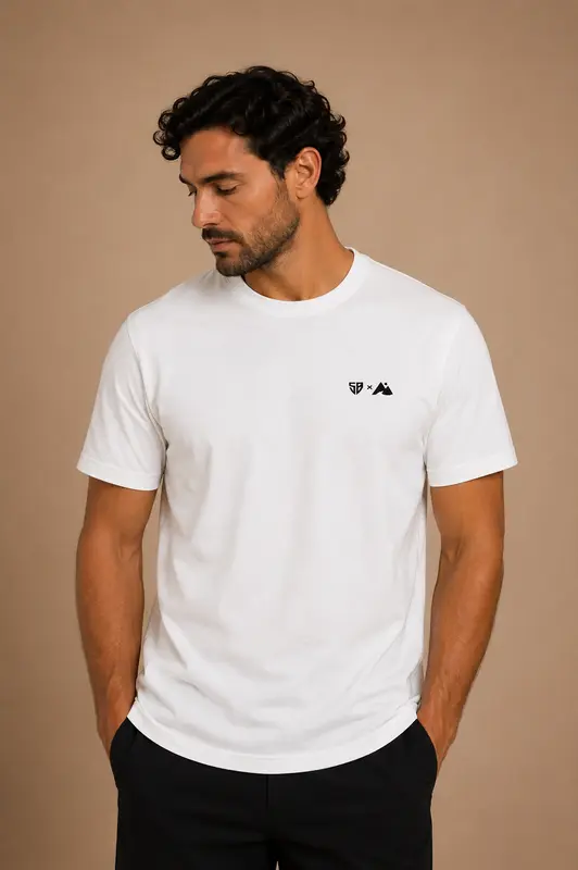 T-shirt Basic blanc Stade B.