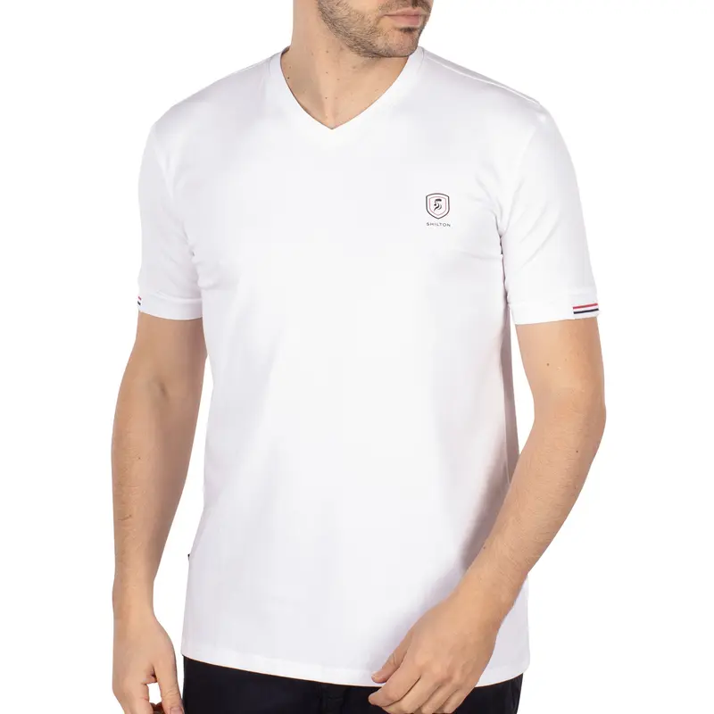 T-shirt basic blason print