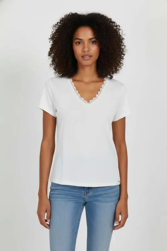 T-shirt Beige - Taille S/36