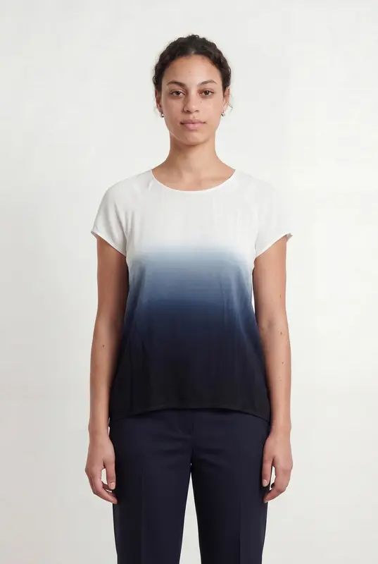 T-shirt Blanc et Noir - Taille L/40