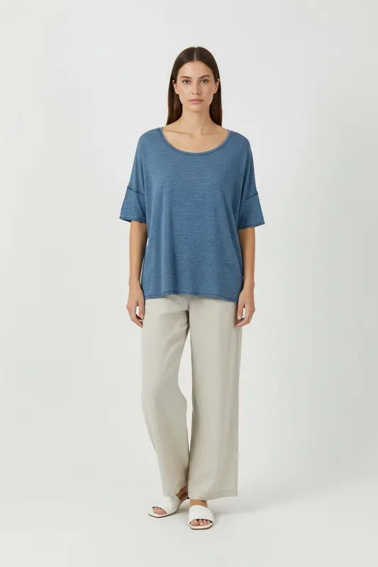 T-shirt bleu - Taille M/38