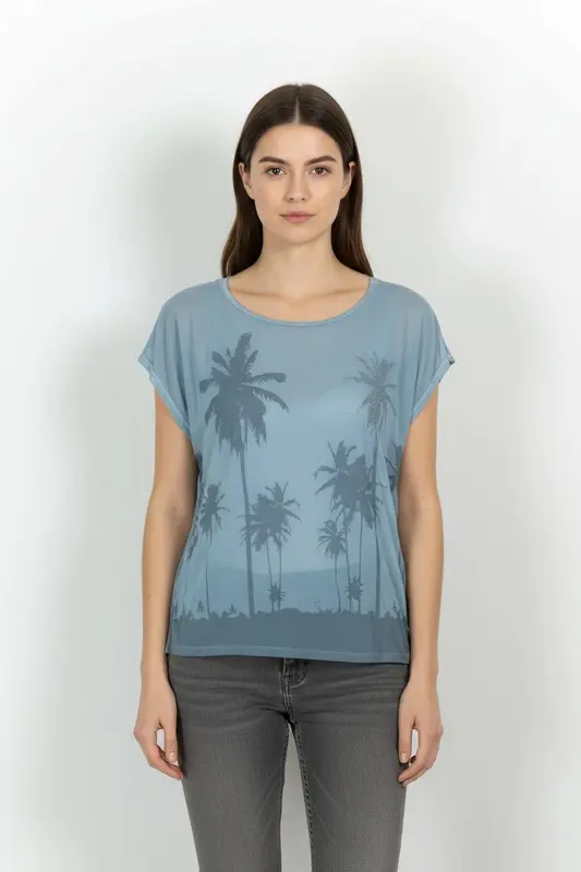 T-shirt Bleu - Taille S/36