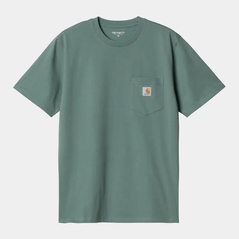 T Shirt Carhartt Wip POCKET S/S TEE Silver Pine