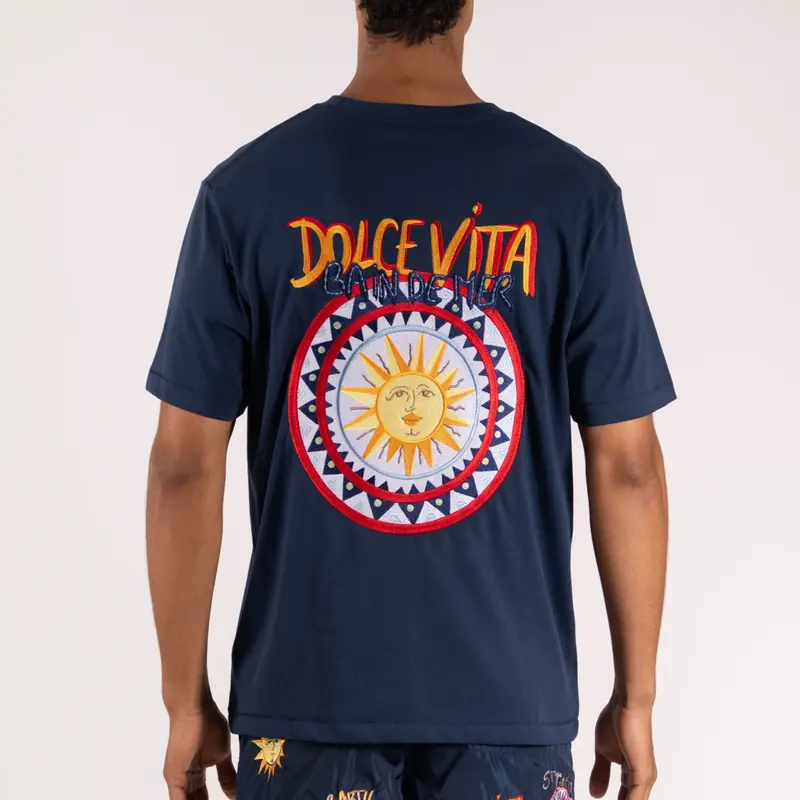T-SHIRT DOLCE VITA SUN | NAVY