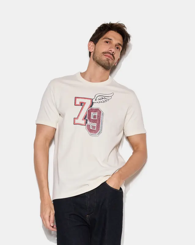 T-SHIRT DOREMI ÉCRU