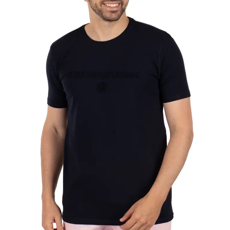 T-shirt embossing celadon