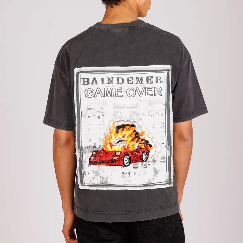 T-SHIRT FLAME | BLACK