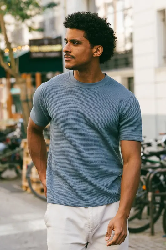 T-shirt gaufré