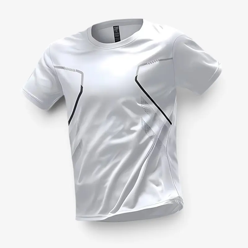 T-shirt homme à manches courtes et col rond