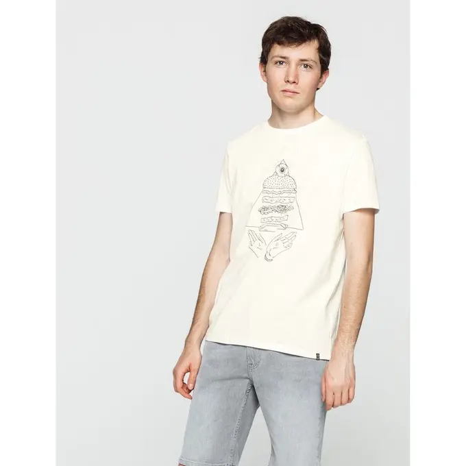 T-shirt illuminati Ecru Homme