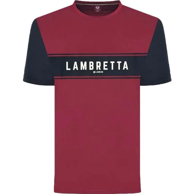 T-shirt Lambretta Bordeau