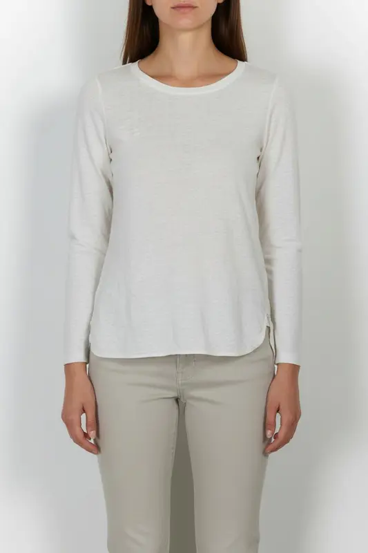 T-shirt manches longues blanc - Taille S/36