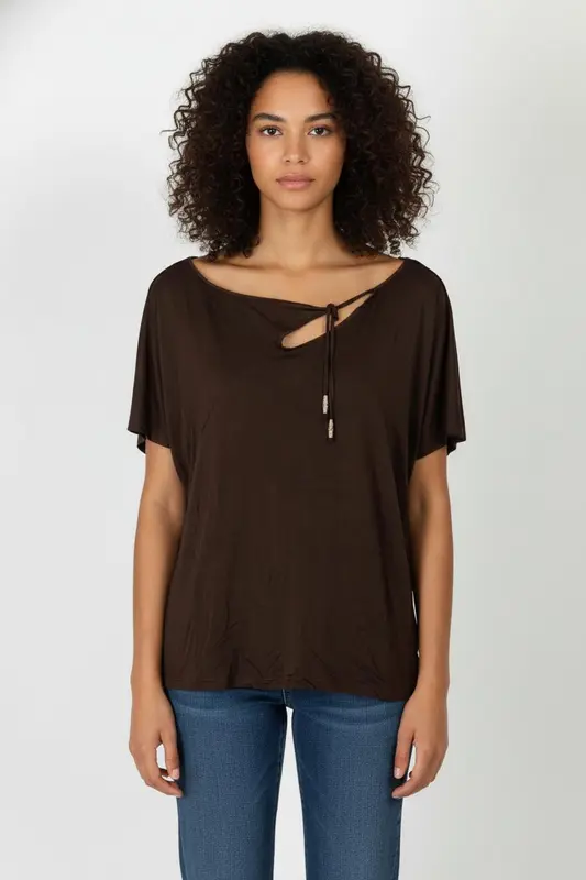 T-shirt Marron - Taille XL/42 - imparfaites