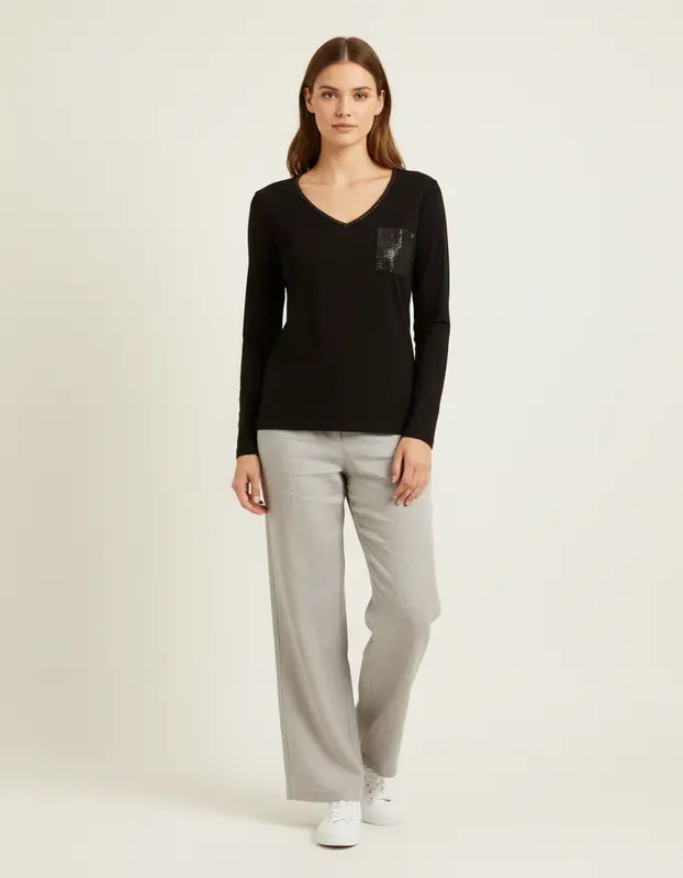 T-shirt noir - Taille L/40