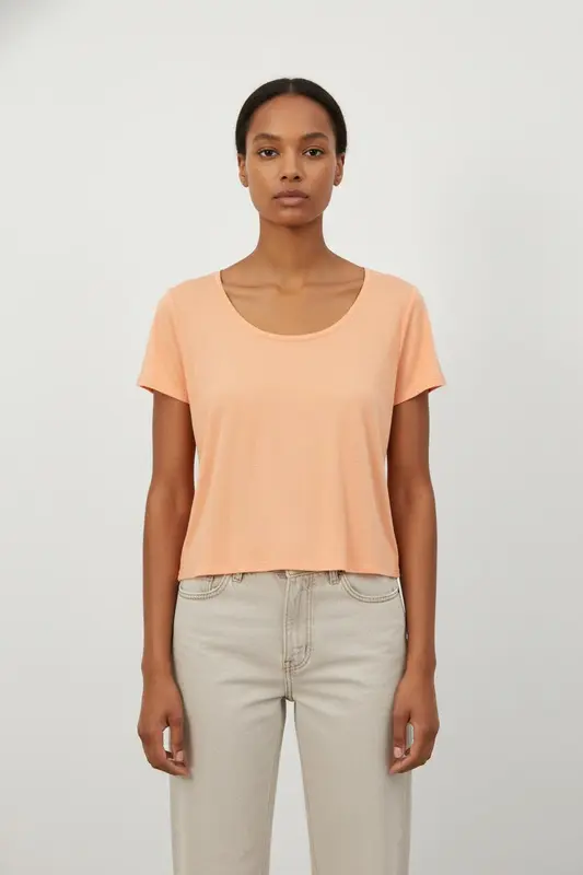 T-shirt Orange - Taille XS/34