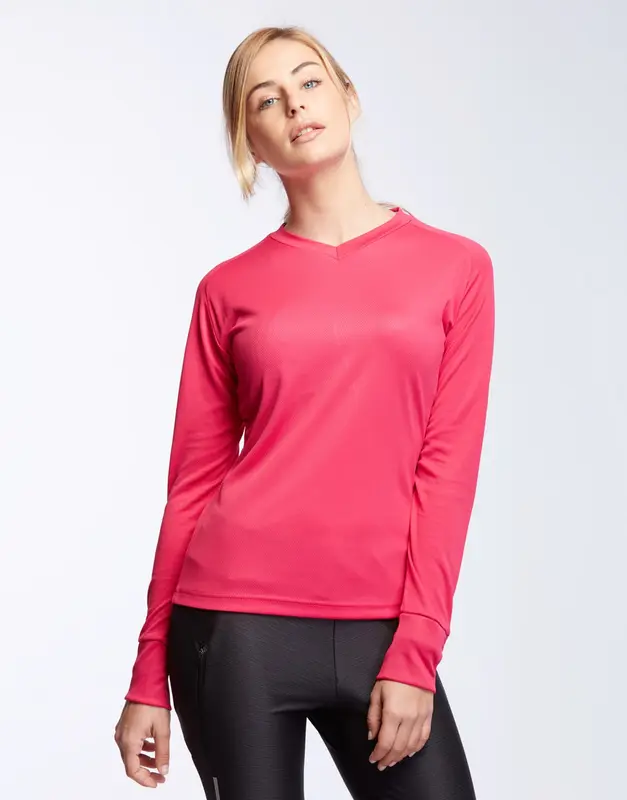 T-Shirt running femme manches longues 140g FOULEES