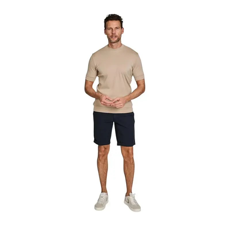 T-shirt Stefan Brandt manches courtes hommes taupe Eli B