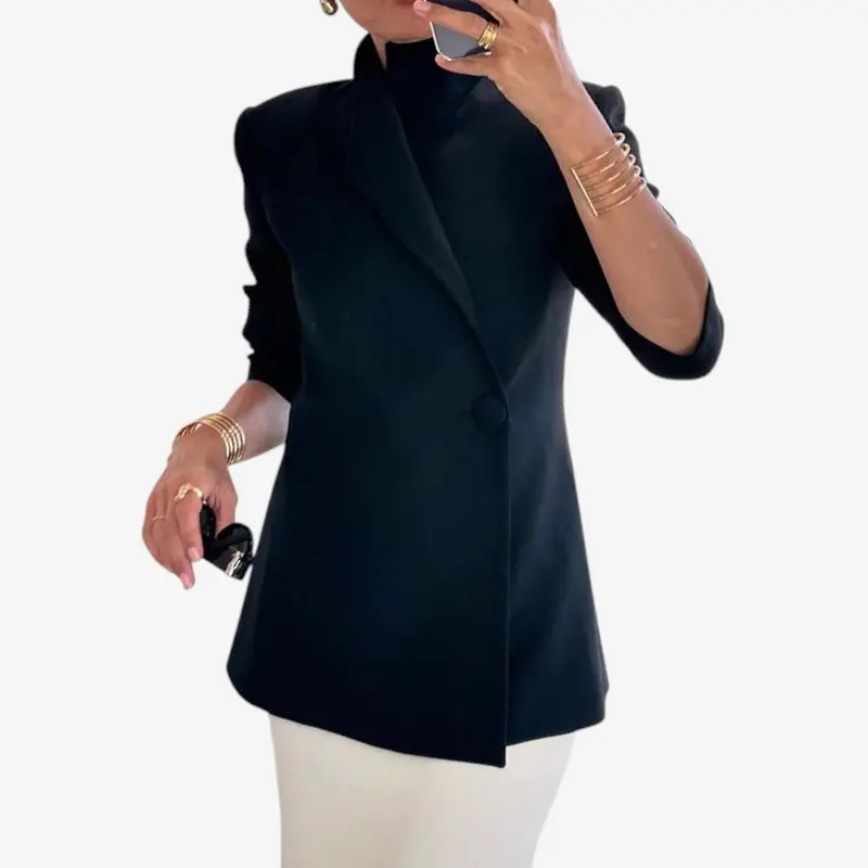Talia – Blazer à manches longues et col replié