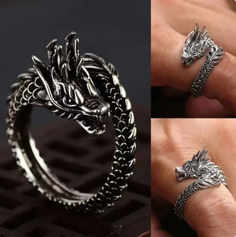 Talvor - Bague vintage dragon Talvor