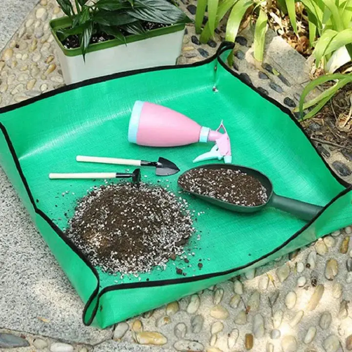 Tapis de plantation imperméable pour un jardinage et un rempotage propres