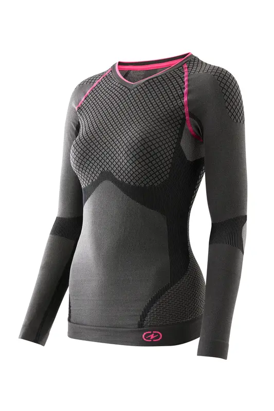 Tee-shirt Activ Body col V Manches Longues Froid Dynamique Classe 3 (femme) Thermolactyl DAMART PRO